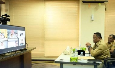 Tingkatkan Koordinasi dan Pengendalian Inflasi, Pj Sekda Kampar Ikuti Rakor Kemendagri