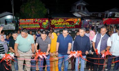 Berikan Apresiasi, Pj Bupati Kampar Resmikan Grand Opening Kedai Kopi Tiga Pilar Kodim 0313/KPR