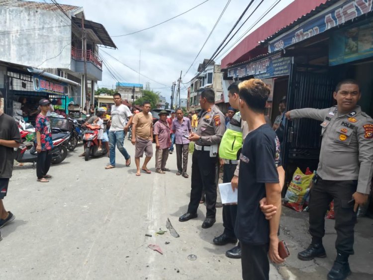 Seorang Pejalan Kaki Meninggal Dunia Usai Jadi Korban Tabrakan Beruntun di Jalan Karet Pekanbaru