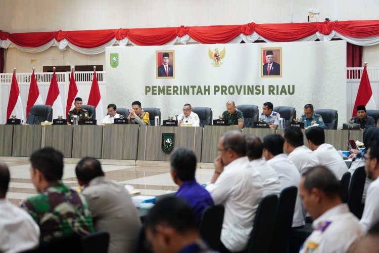 Pimpin Rakor Persiapan Distribusi Logistik Pemilu 2024, Gubri Edy Natar Nasution: Jumlah DPT 4.732.174 Jiwa