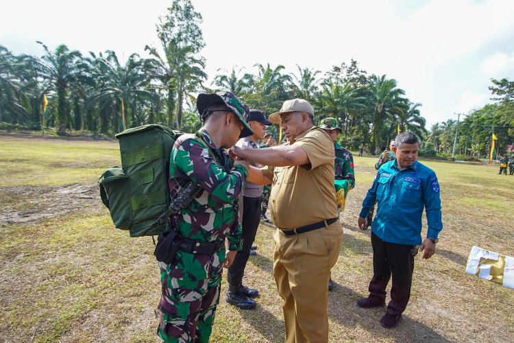 Alfedri Jadi Pembina Upacara Pembukaan TMMD ke - 119