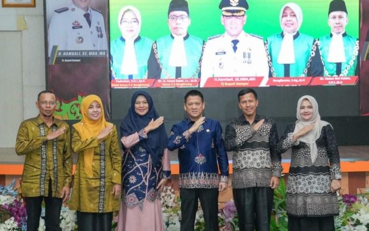 Ajak Semua Pihak Bersinergi, Pj Bupati Kampar Hadiri Pisah Sambut Ketua dan Wakil Ketua Pengadilan Agama Bangkinang Kelas 1B