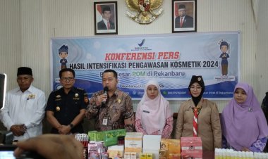 Balai Besar POM di Pekanbaru Temukan 246 Item Produk Kosmetik Ilegal