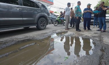 Pasca Dilantik, Pj Gubri SF Hariyanto Berburu Jalan Rusak