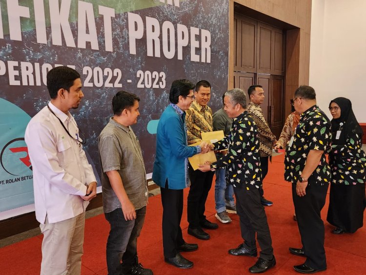 13 Perusahaan di Riau Dianugerahi Penghargaan Proper Biru oleh Kemen LHK