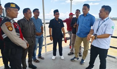 Ketua DPRD Meranti Kunker ke Pelabuhan Tanjung Harapan dan PLN Rayon Selatpanjang, Pastikan Kelancaran Arus Mudik
