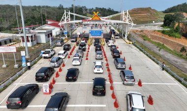 Jalan Tol Bangkinang-XIII Koto Kampar, Tol Pekanbaru-Bangkinang dan Tol Pekanbaru-Dumai Dilalui 416.007 Kendaraan