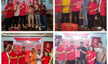 Empat Orang Ambil Formulir Pendaftaran Penjaringan Cakada PDIP Pekanbaru