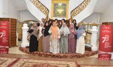 Bupati Bengkalis Kasmarni Khatam Bersama Santri Penghafal Quran