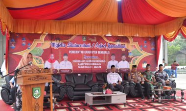 Safari Ramadhan di Sungai Alam, Bupati Kasmarni Ingatkan Jangan Bakar Lahan