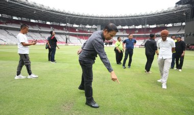 Jelang Laga Grup F Kualifikasi Piala Dunia 2026, PSSI Tinjau Stadion Utama Gelora Bung Karno