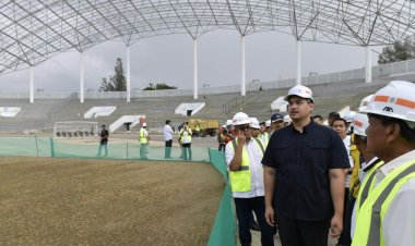 Optimis Pembangunan Venue Selesai Juli 2024, Menpora Dito Ariotedjo Tinjau Persiapan PON XXI di Aceh