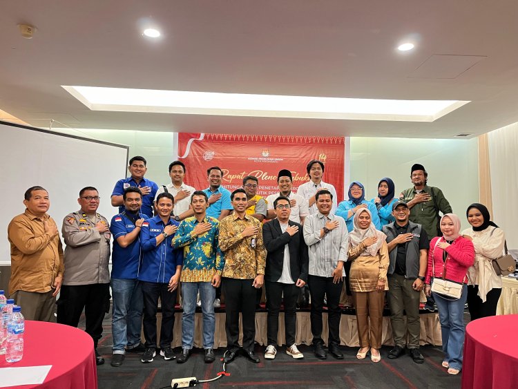 KPU Pekanbaru Tetapkan 50 Caleg Terpilih Periode 2024-2029