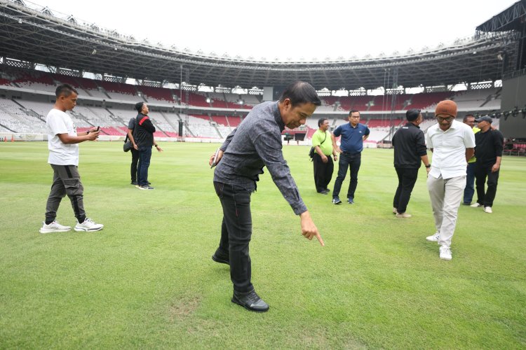 Jelang Laga Grup F Kualifikasi Piala Dunia 2026, PSSI Tinjau Stadion Utama Gelora Bung Karno