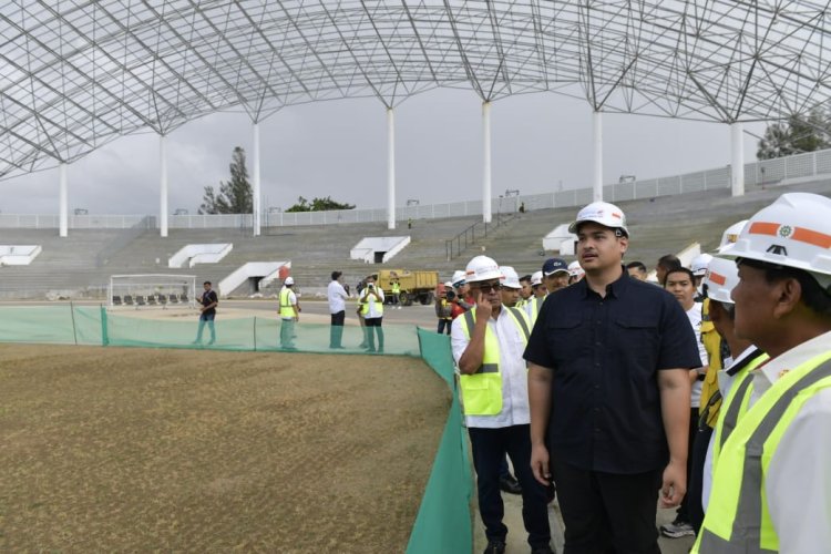 Optimis Pembangunan Venue Selesai Juli 2024, Menpora Dito Ariotedjo Tinjau Persiapan PON XXI di Aceh