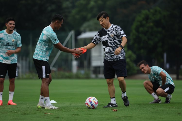 Jelang Timnas Indonesia vs Irak, Empat Pemain Belum Bergabung Latihan Perdana