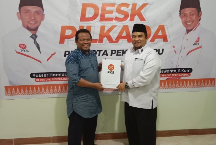 Dr Syahrullah Umar Daftar ke PKS, Maju Calon Wakil Wako Pekanbaru