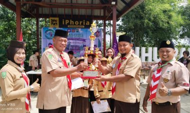 Memperingati Hari Baden Powell dan Hardiknas, Kwarran Rengat Barat Gelar Pesta Siaga