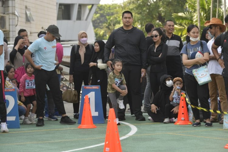 Sadia Kiera Nadashana Nandito Ikut Atletik Nomor Lari 30 Meter dan Jump Frog di Kidzpora Festival