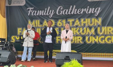 Rektor UIR Berdendang di Milad ke-61 Fakultas Hukum, Family Gathering "Pecah"