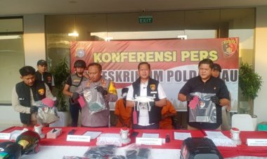 BA dan AK Dua Residivis Asal Sumsel Kasus Kejahatan Pecah Kaca Ditangkap Tim Subdit Jatanras Polda Riau