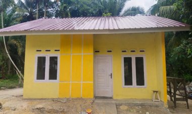 Dinas PUPR-PKPP Riau Bangun 35 Unit RLH untuk 73 Jiwa Korban Kebakaran di Pujud Rohil