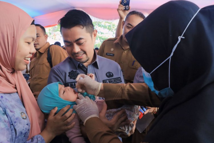 Capaian Vaksinasi Polio di Pekanbaru hingga Kemarin 44,9 Persen, Ini Rinciannya