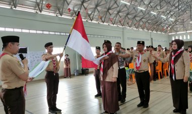 Ketua Kwarcab Pramuka Pekanbaru Lantik Mabiran Binawidya