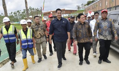 Menpora Dito Ariotedjo Tinjau National Training Center PSSI di Kawasan Ibu Kota Nusantara