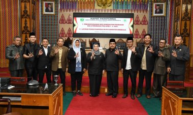 Bupati Bengkalis Kasmarni Apresiasi Tujuh Fraksi DPRD Setuju Ranperda RPJPD Segera Disahkan