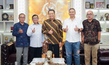 Terima Ketua Umum PWI Hendry Ch Bangun, Ketua MPR Dukung Peningkatan Kompetensi Wartawan