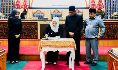 Bupati Bengkalis Sampaikan Ranperda Perubahan APBD Bengkalis Rp4,7 T