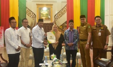 Bupati Bengkalis Terima Audiensi PT PLN, PDAM Tirta Terubuk dan BAZNAS