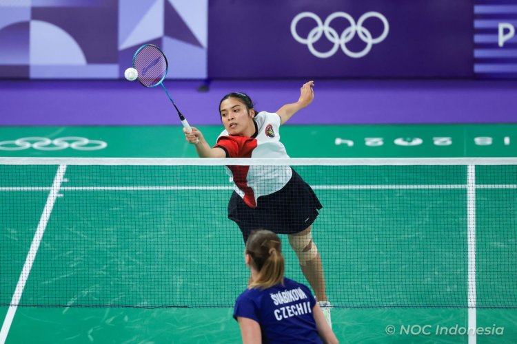 Gregoria Mariska Tembus Babak 16 Besar Olimpiade 2024 Paris Usai Kalahkan Pebulutangkis Republik Ceko