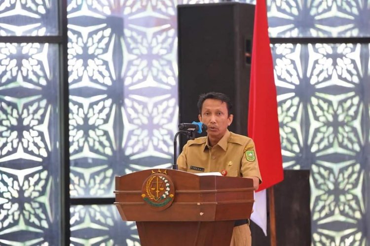 Pj Sekda Riau Hadiri Peringatan Hari Bhakti Adhyaksa ke-64, Minta Dukungan Percepatan Pembangunan Riau