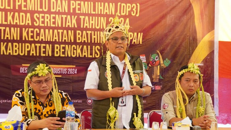 KPU Riau Ajak Masyarakat Sakai Sukseskan Pilkada Serentak 2024