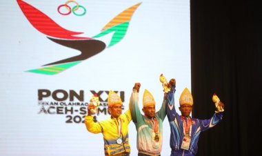 Muswar Iwan Atlet Binaraga Sumbar Quattrick Medali Emas Sejak PON 2012-2024