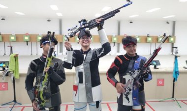 Athalla Azha Atlet Menembak Riau Raih Emas di PON XXI Aceh-Sumut 2024