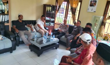 Wujudkan Pilkada Damai, Polsek Tandun Cooling System dengan Kades dan Tomas 