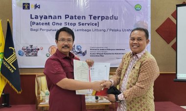 UIR Terima Sertifikat Paten dari DJKI Kemenkumham