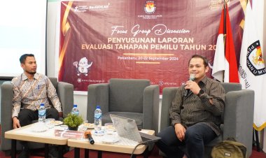 KPU Riau gelar FGD Penyusunan Laporan Evaluasi Tahapan Pemilu 2024