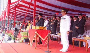 Ketua DPRD Riau Yulisman Hadiri Upacara Kemerdekaan RI ke-79