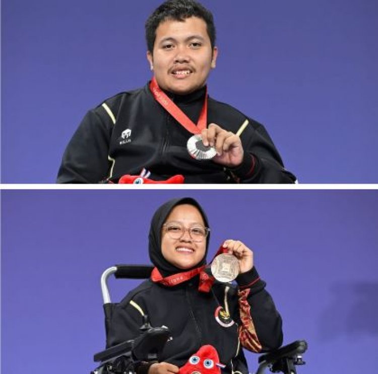 Gischa Zayana dan Muhammad Afrizal Syafa Atlet Boccia Indonesia Raih Perunggu di Paralimpiade Paris 2024