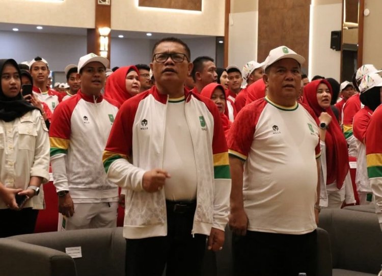 Pelapasan Kontingen Riau PON XXI Tahun 2024, Robin P Hutagalung: Bertanding Maksimal, Rebut Emas