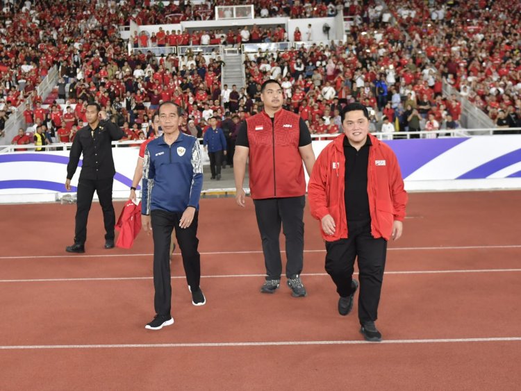 Hasil Timnas Indonesia vs Australia 0-0, Presiden Jokowi dan Menpora Dito Hadir di Stadion Gelora Bung Karno