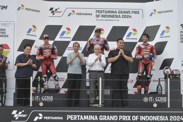 Juara MotoGP Mandalika 2024, Jorge Martin Pecahkan Rekor Waktu Lap Tercepat di Mandalika 1 Menit 29,088 Detik