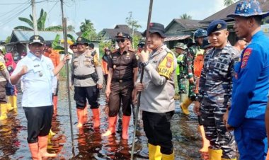 12 Sekolah Terpaksa Diliburkan Akibat Banjir di Rohil, Bangko dan Sinaboi Paling Terdampak
