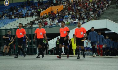 Hasil Kamboja vs Chinese Taipei 3-2, Tiga Wasit Indonesia Pimpin Pertandingan
