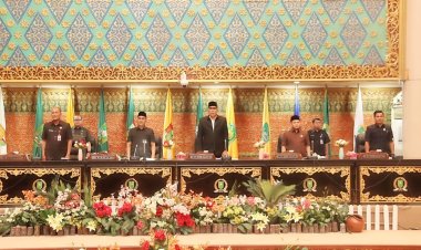 DPRD Riau Resmi Umumkan Alat Kelengkapan Dewan, Ini Susunannya