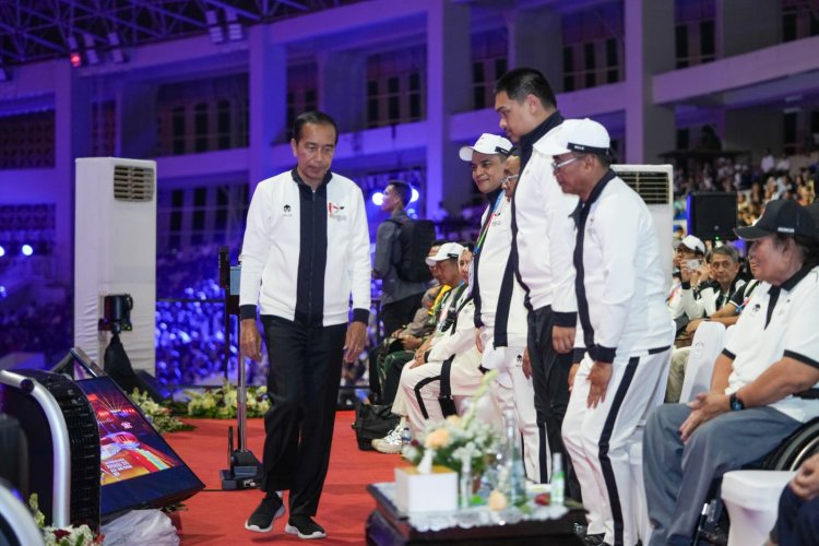 Presiden Jokowi Buka Peparnas XVII Solo 2024, Diikuti 5.178 Atlet